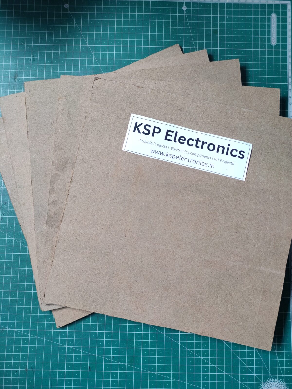 MDF Board Sheet for Art & Craft (30 cm x 30 cm) – Pack of 6 by KSP Electronics