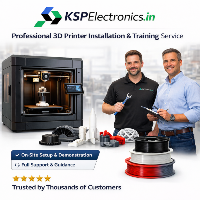 Technician providing 3D Printer Installation and Setup Service in Hyderabad