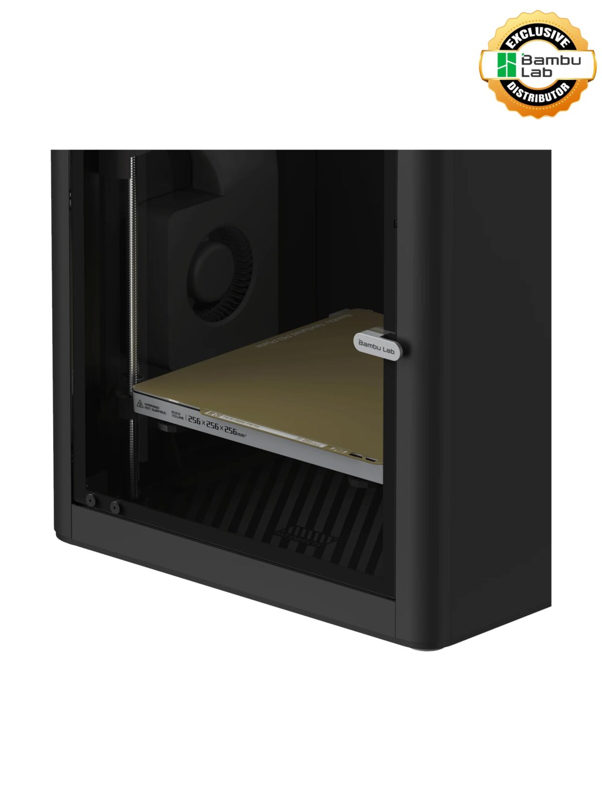 Bambu Lab P1S 3D Printer chamber and build plate
