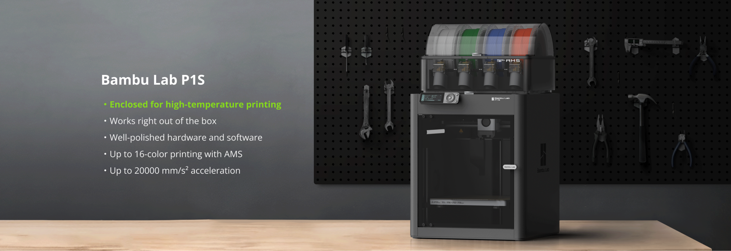 Bambu Lab P1S 3D Printer | Enclosed High-Speed CoreXY Printer 2 Bambu lab p1s scaled
