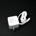 Official Raspberry Pi 5 27W USB-C PD Power Supply White IN Plug Side View
