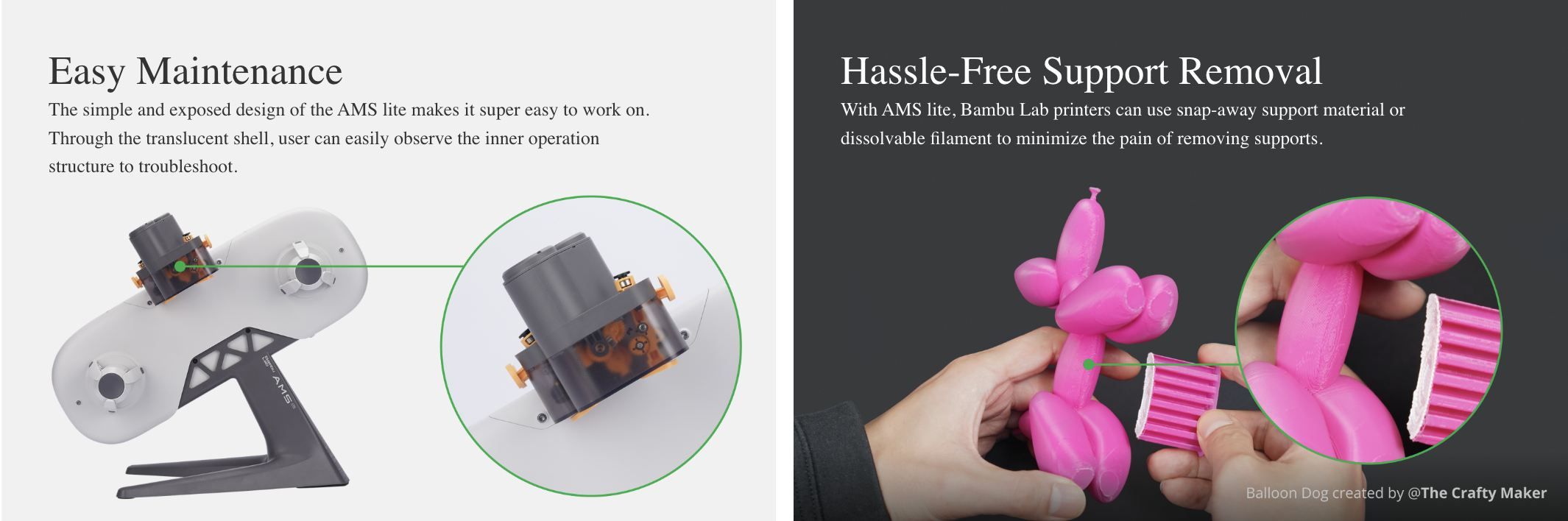 Bambu Lab AMS Lite Automatic Material System for Multi-Color 3D Printing 4 Easy Maintenance