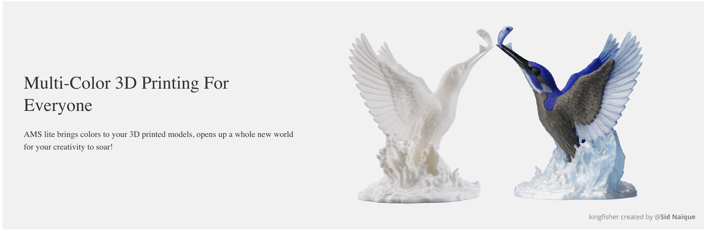 Bambu Lab AMS Lite Automatic Material System for Multi-Color 3D Printing 2 Multi-Color 3D Printing For Everyone