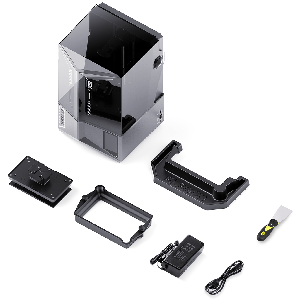 ELEGOO Saturn 4 Ultra 16k 3D Printer 4 ELEGOO Saturn 4 Ultra 16K 3D Printer what's in the box