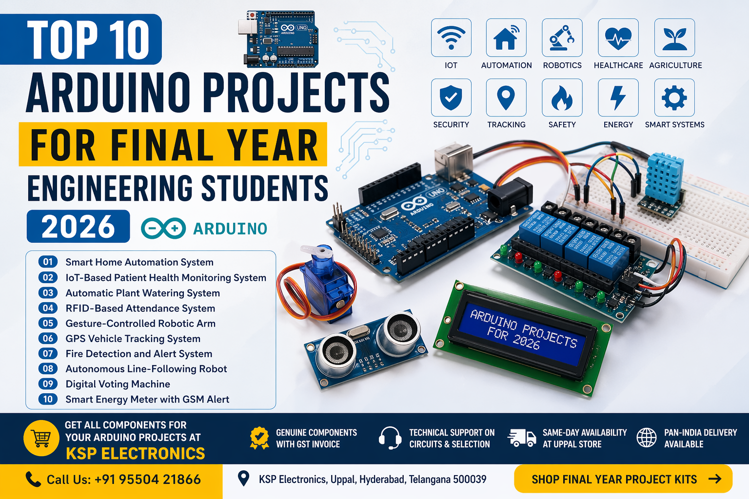 Top 10 Arduino projects for 2026