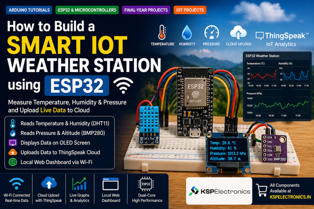 How to Build a Smart IoT Weather Station using ESP32