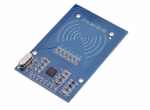 RC522 RFID module with keychain RFID tag and straight pin header strip