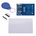 RC522 RFID module pin layout — SDA, SCK, MOSI, MISO, IRQ, GND, RST, 3.3V