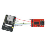 ESP32-CAM top view showing OV2640 camera connector, IPEX antenna port, microSD slot and GPIO pins