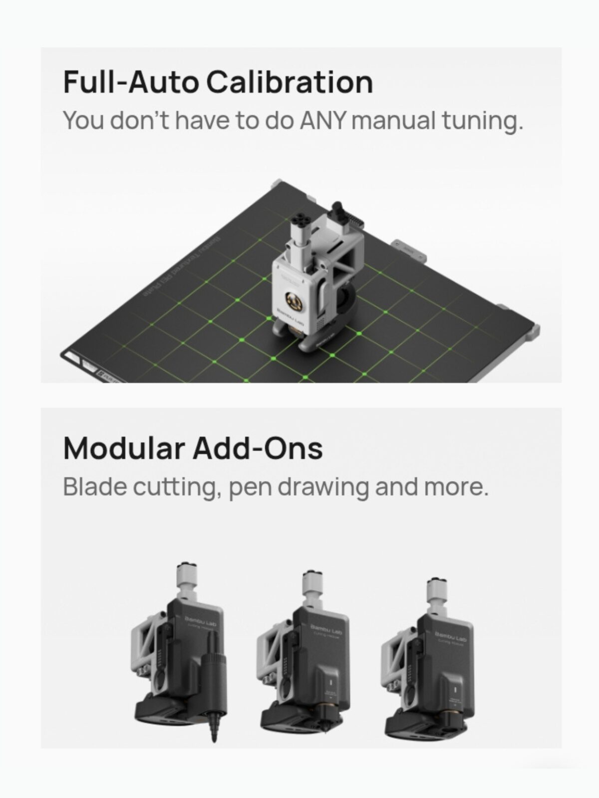 Bambu Lab A2L 3D Printer - Detail View 2