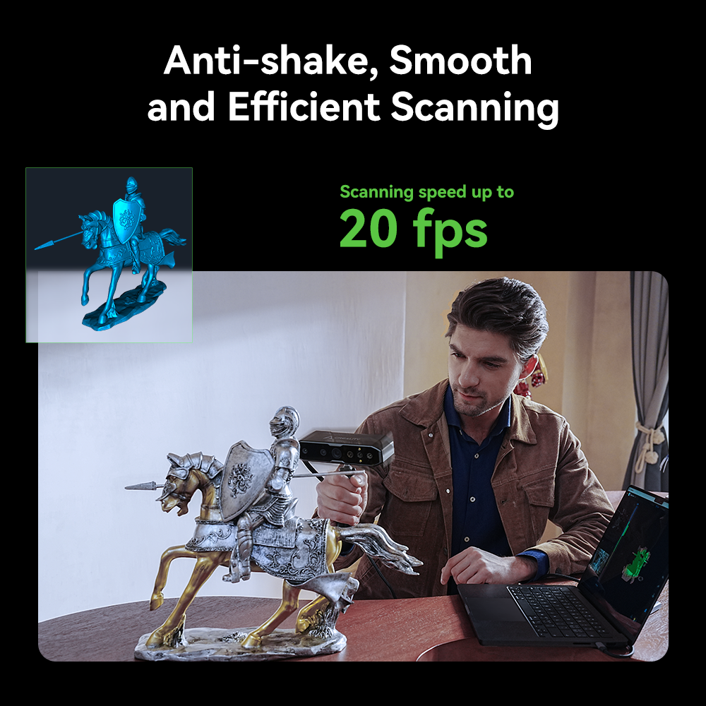 CR-Scan Otter 3D Scanner 6 CR-Scan Otter 3D Scanner anti-shake scanning up to 20fps