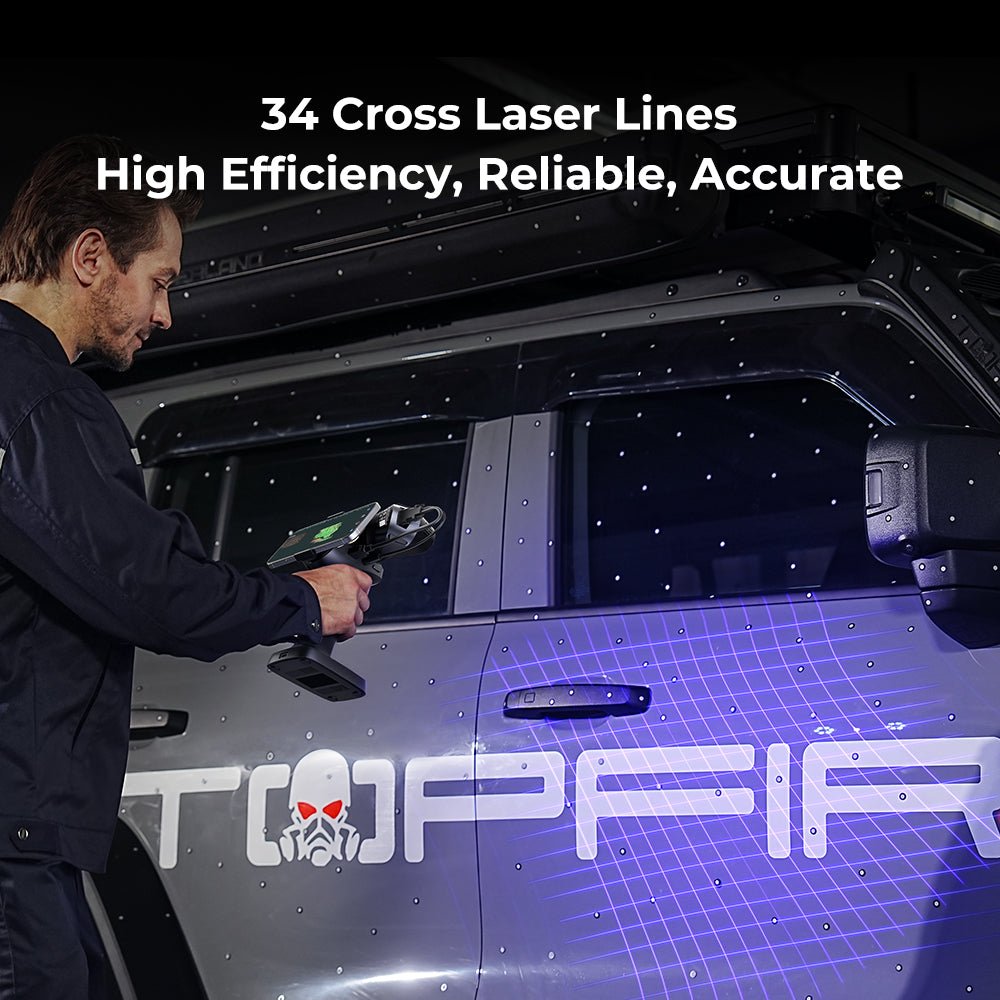 Creality RaptorX 3D Scanner 4 Creality RaptorX 3D Scanner 34 cross laser lines high efficiency, reliable, accurate