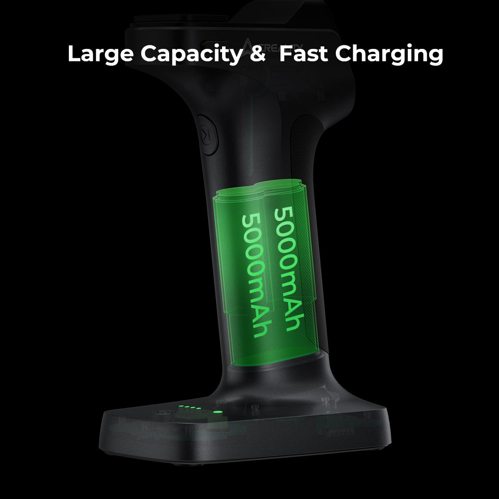 Creality RaptorX 3D Scanner 8 Creality RaptorX 3D Scanner large capacity 5000mAh battery and fast charging