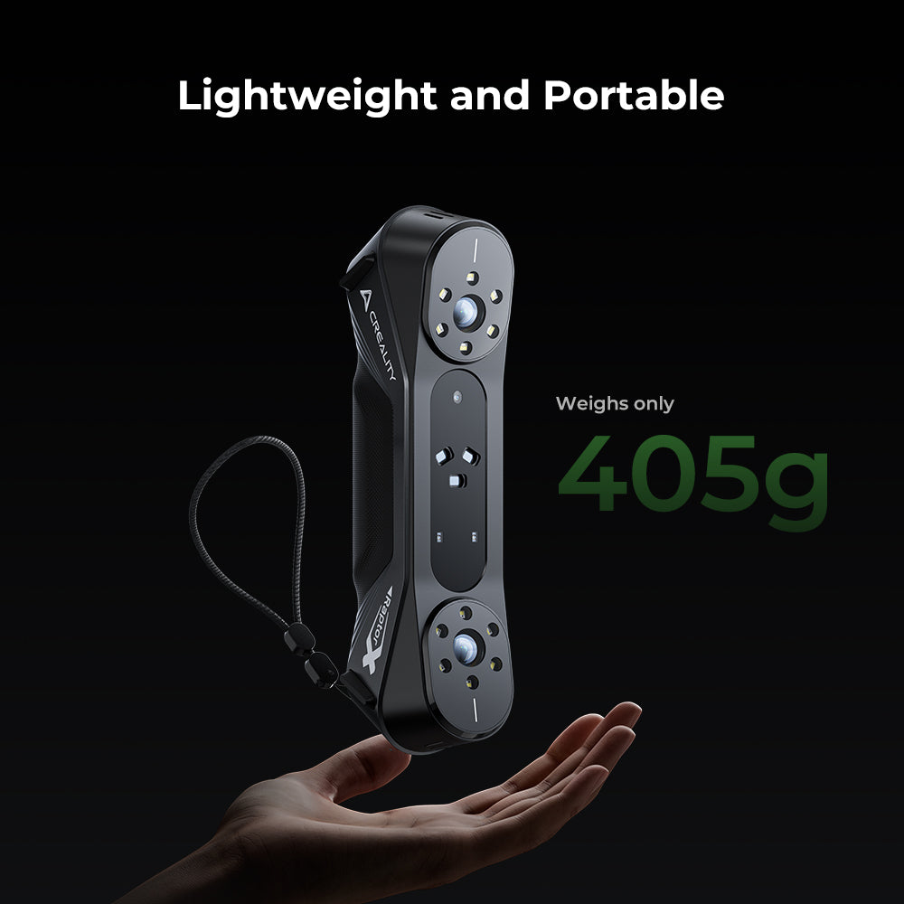 Creality RaptorX 3D Scanner 11 Creality RaptorX 3D Scanner lightweight and portable, weighs only 405g