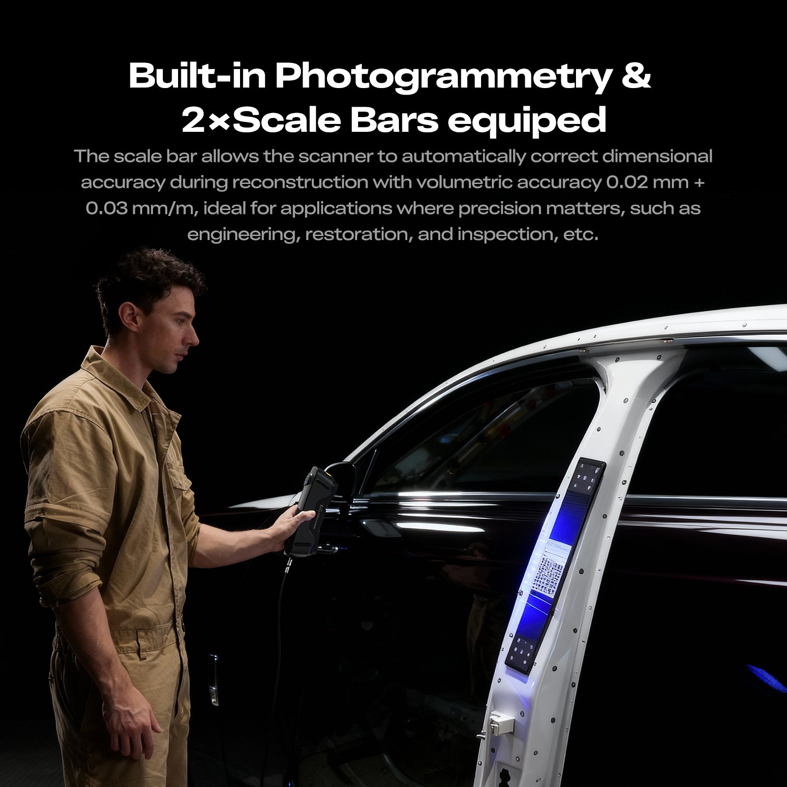 Creality Sermoon X1 3D Scanner 2 Creality Sermoon X1 3D Scanner built-in photogrammetry and 2x scale bars