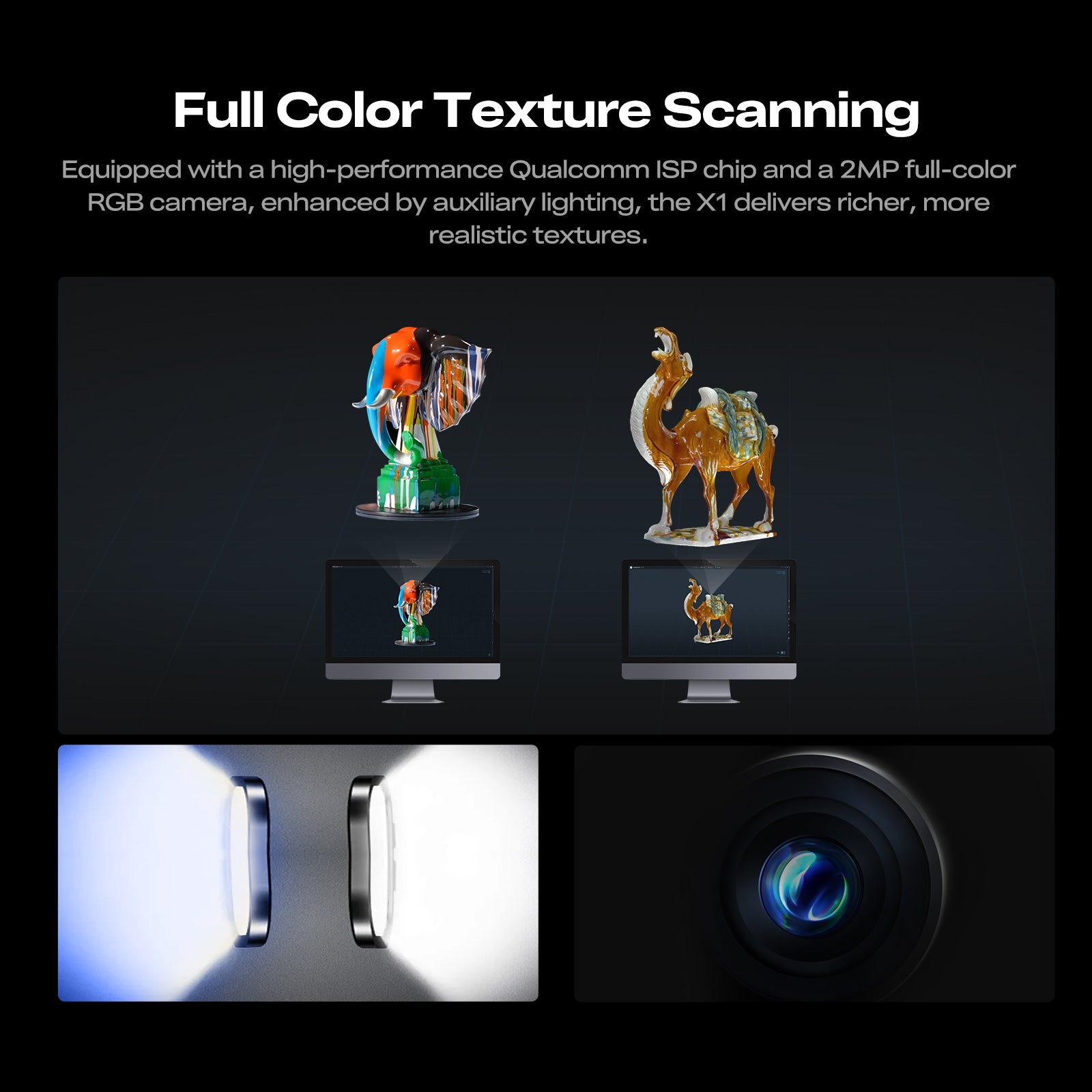 Creality Sermoon X1 3D Scanner 13 Creality Sermoon X1 3D Scanner full-colour texture scanning