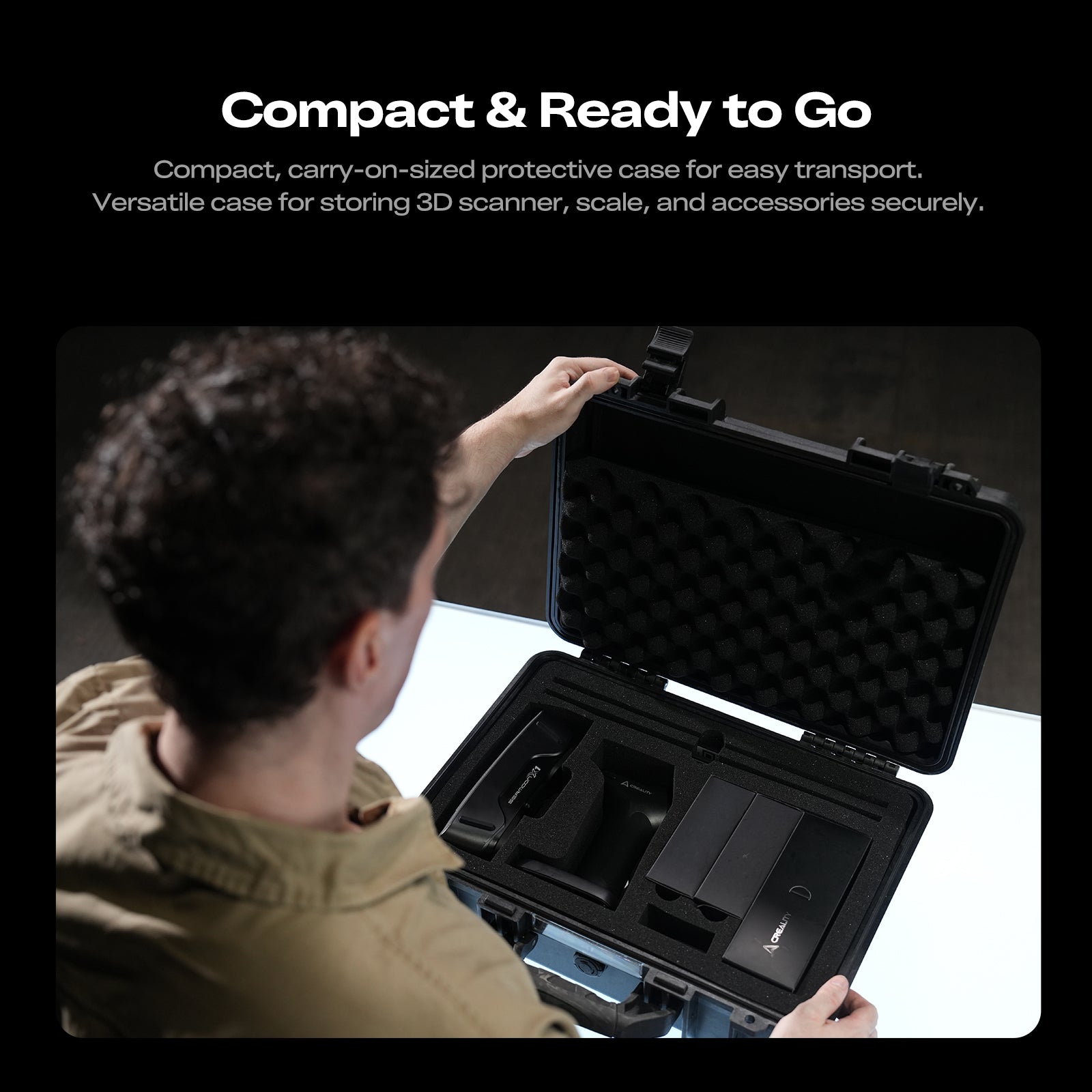 Creality Sermoon X1 3D Scanner 15 Creality Sermoon X1 3D Scanner compact and ready to go with carry case