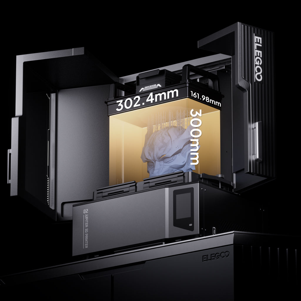 Elegoo Jupiter 2 Large-Format Resin 3D Printer 1 Elegoo Jupiter 2 Resin 3D Printer 14-inch 16K screen and build volume