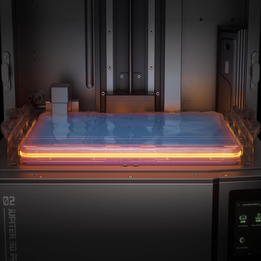 Elegoo Jupiter 2 Large-Format Resin 3D Printer 3 Elegoo Jupiter 2 Resin 3D Printer smart resin heating