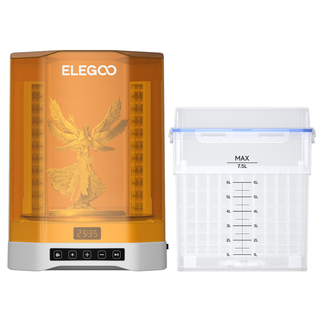 ELEGOO Mercury Plus V3.0 wash and cure station with wash bucket ELEGOO Mercury Plus V3.0 wash and cure station with wash bucket