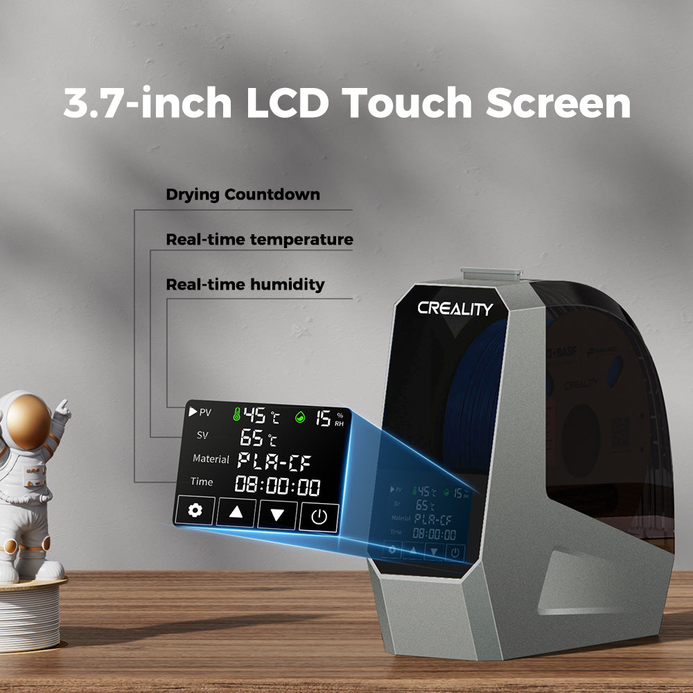 Creality Space Pi Filament Dryer 4 Creality Space Pi Filament Dryer 3.7-inch LCD touch screen