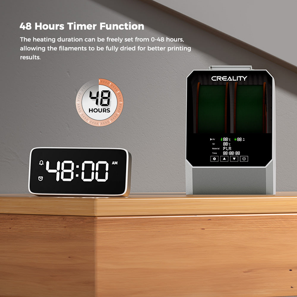 Creality Space Pi Filament Dryer Plus 2 Creality Space Pi Filament Dryer Plus 48 hours timer function