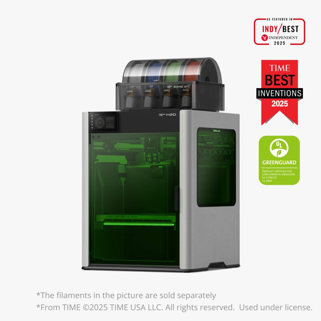 Bambu Lab H2D Combo 2 10W 3D Printer | High-Speed + AMS 2 Pro + 10W Laser