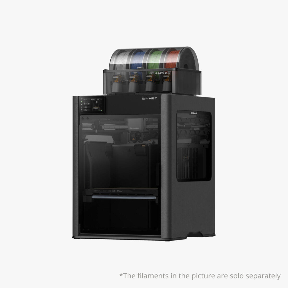 Bambu Lab H2C Combo 3D Printer | Multi-Color High-Speed 3D Printer