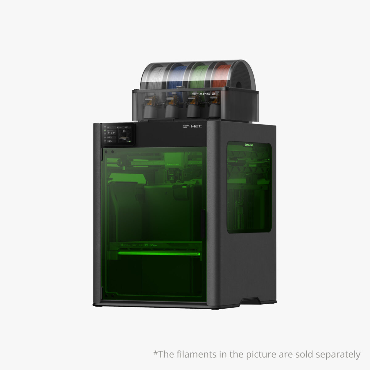 Bambu Lab H2C Combo 3D Printer | Multi-Color High-Speed 3D Printer