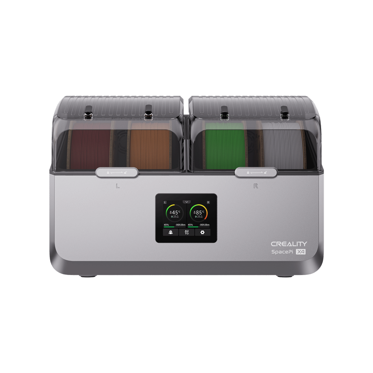 Creality SpacePi X4 Filament Dryer - front view