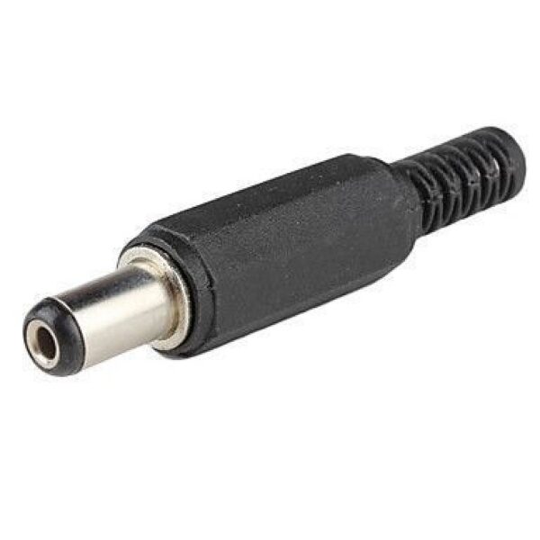 DC Barrel Jack Connector Male 5.5 x 2.1mm