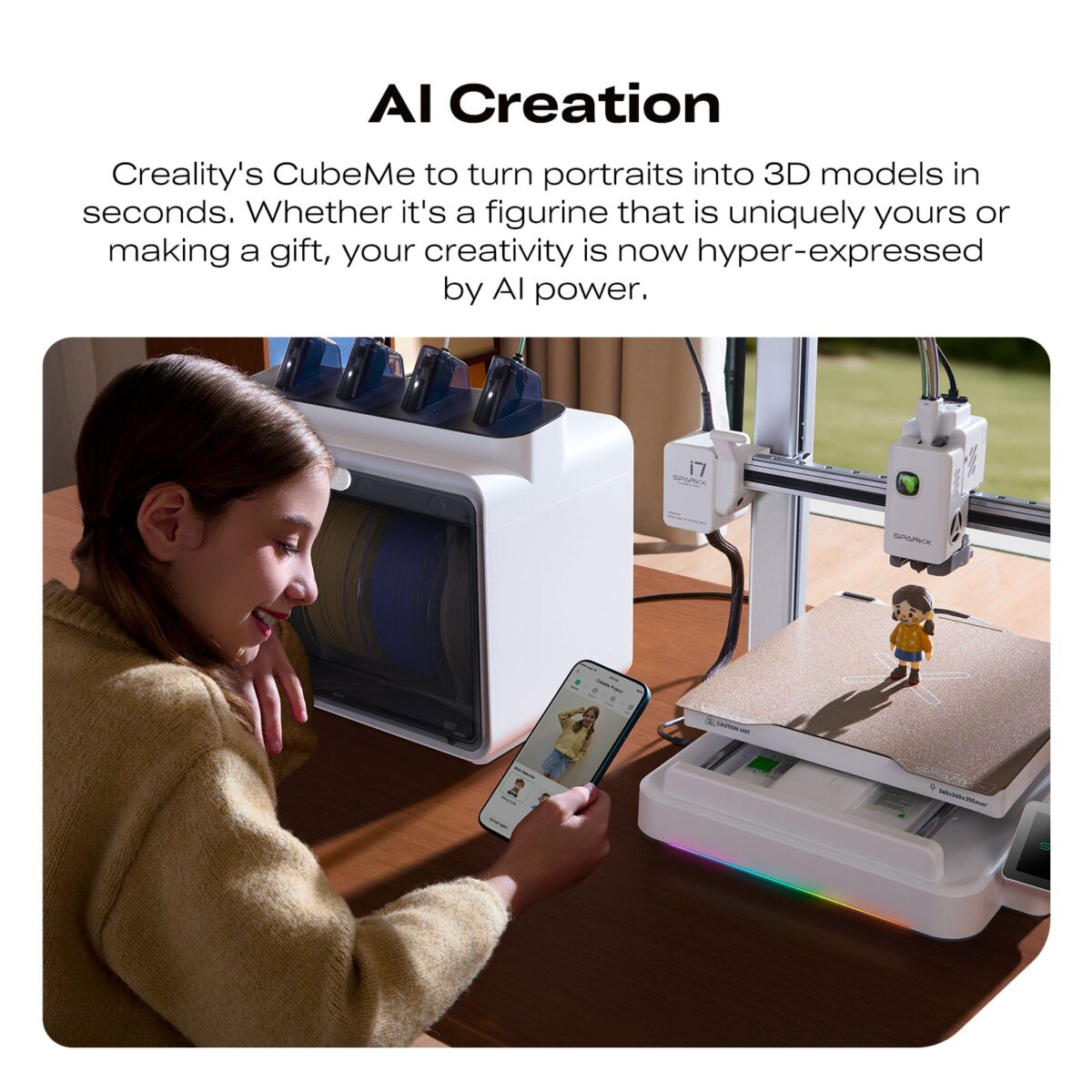Creality SPARKX i7 3D Printer – view 2