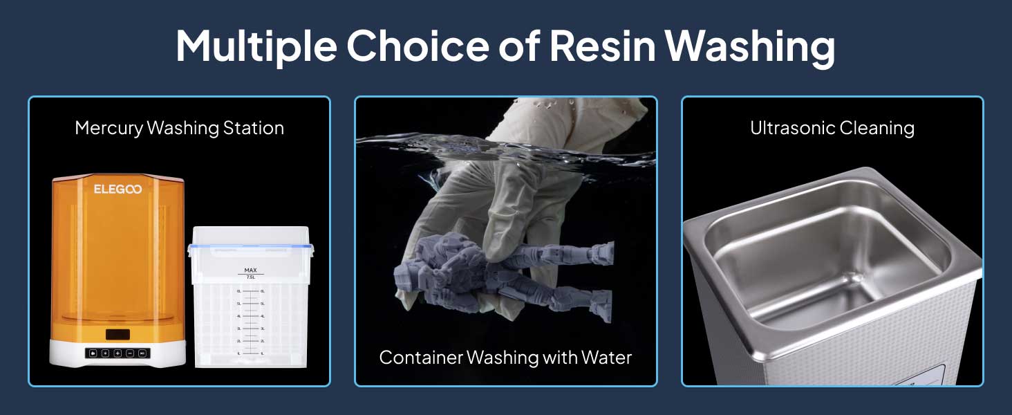 ELEGOO Water Washable Resin 2.0 fast curing